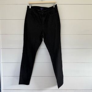 NYDJ Not Your Daughters Jeans Women’s 16 Lift Tuck Black Wash Skinny Jeans